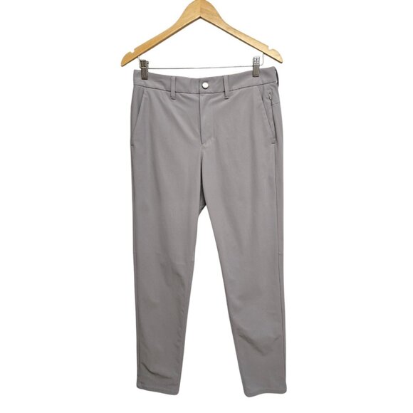 CRZ Yoga Mens Size 30 Gray All Day Comfy Classic Fit Golf Pants  Performance - Picture 1 of 7